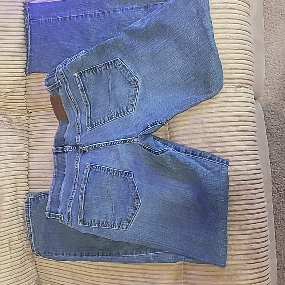 Lee Motions Stretch Regular Fit Straight Leg Dark Blue Jeans Men's Size 32